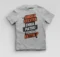 Andha Kelviya Enna Pathu Yenda Ketta Boys Round Neck T-Shirt in Grey Melange Color